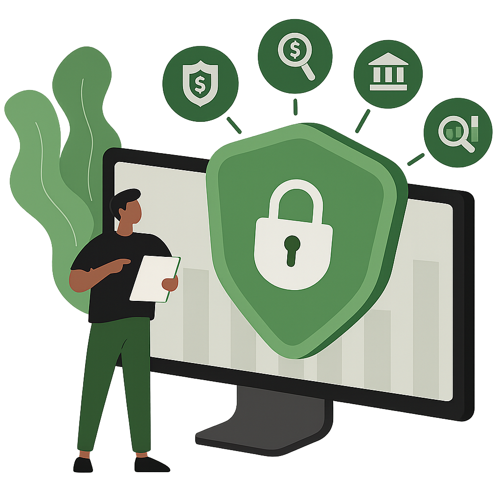 Fide Insurance – Digital protection illustration